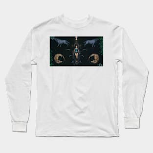 Tomb raider tribute Long Sleeve T-Shirt